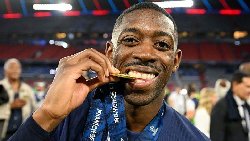How many trophies did Dembele win in 2025?